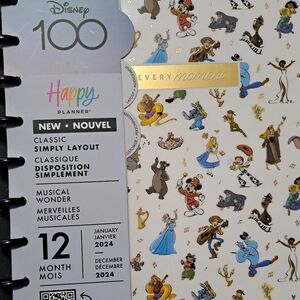 2024 Disney 100 12 month planner